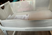 Snuz Baby bed side cribcot, excellent condition, flat packed and ready for collection