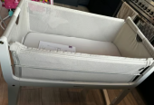 Snuz Baby bed side cribcot, excellent condition, flat packed and ready for collection