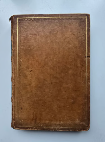 1814 Antique KJV New Testament Bible Georgian Era Leatherbound Illustrated Book 211 Y/O