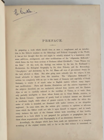 1887 Antique Victorian Our Earth & It’s Story by Robert Brown Illustrated Stor