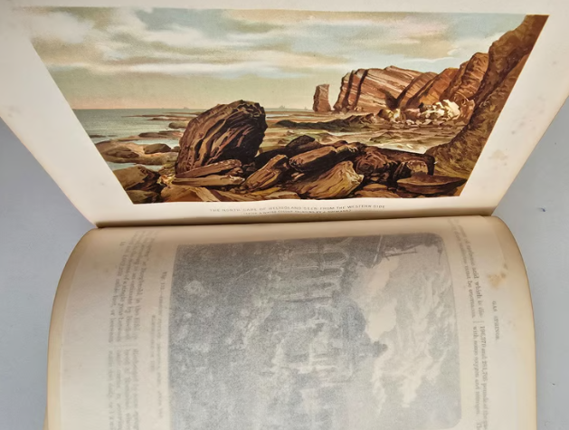 1887 Antique Victorian Our Earth & It’s Story by Robert Brown Illustrated Stor