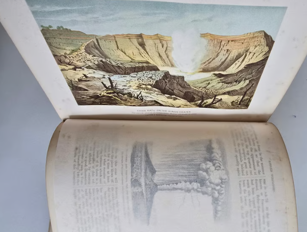 1887 Antique Victorian Our Earth & It’s Story by Robert Brown Illustrated Stor